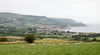 Another view of Carnlough village taken from the Ballyvaddy Road showing the bay and the disused Carnlough Limestone Quarry.